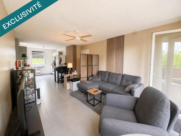 4 pièces lumineux, beau balcon et garage sécurisé