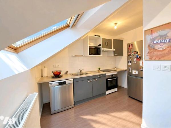 LOUVROIL – Appartement 3 pièces de 63 m² avec balcon et parking