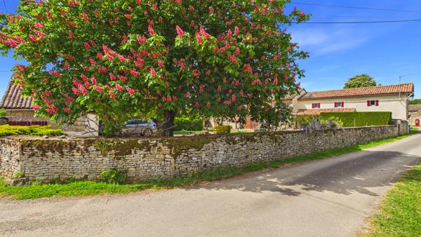 Propriété rénovée de 3 chambres dans un hameau, avec de nombreuses dépendances et de beaux jardins Lezay