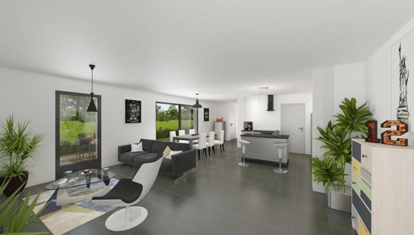Terrain + Maison à vendre 5 pièces - 133 m²