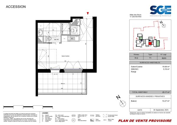 Appartement
                                                                                                                                                                                                                                                                                                                        1 pièce(s)                                                                                                                                                                                                                                                                                                                              25.17  m²