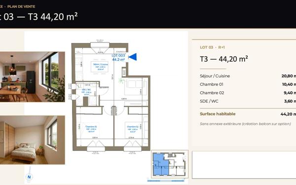 Appartement à vendre