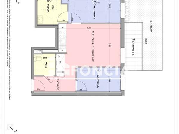 Location Appartement 2 pièces 53.69 m² - ZAC MASLIERE Bretteville Sur Odon 14760
