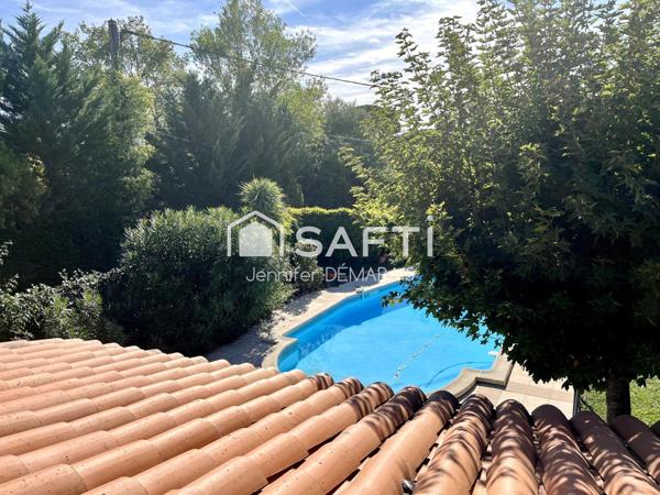 MAISON D'ARCHITECTE GRATENTOUR 150M2 JARDIN ARBORE AVEC PISCINE