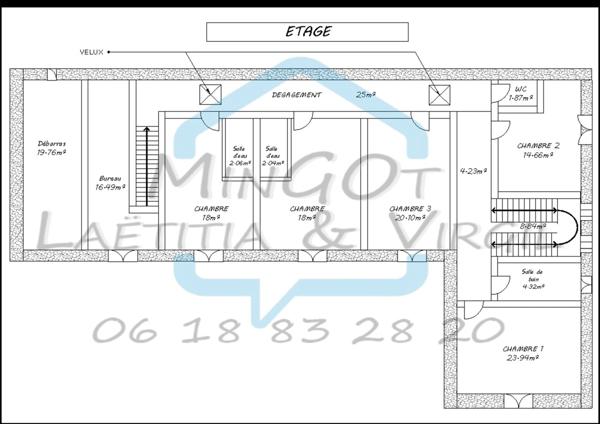 Propriété 8 pièces - 354 m²
