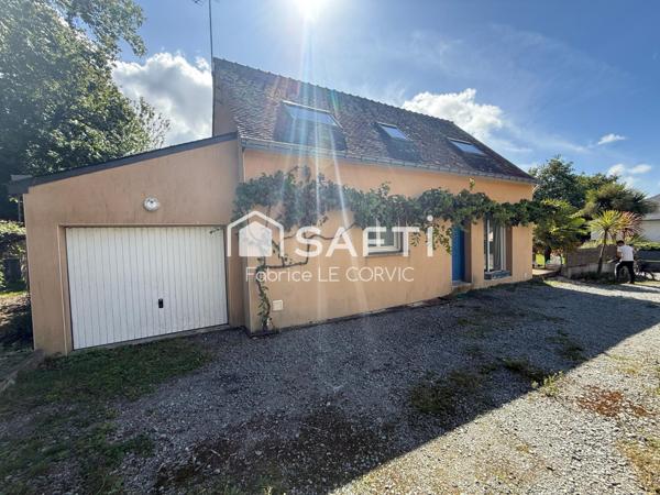 Maison traditionnelle de 79 m2 sur terrain de 557 m2 à INZINZAC LOCHRIST