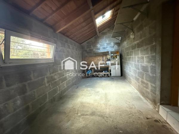 Maison traditionnelle de 79 m2 sur terrain de 557 m2 à INZINZAC LOCHRIST