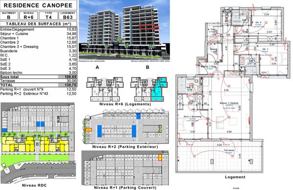 Achat appartement près de FORT DE FRANCE - 4 pièce(s) - 140 m² - 515 000 €
