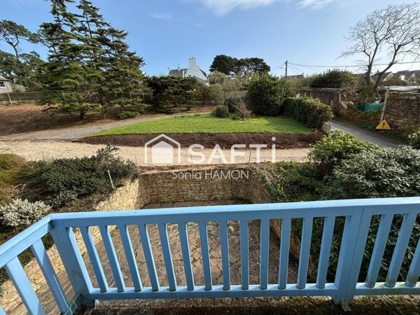 Carantec – Quartier du Varquez – Maison de caractère à rénover, seconde ligne mer