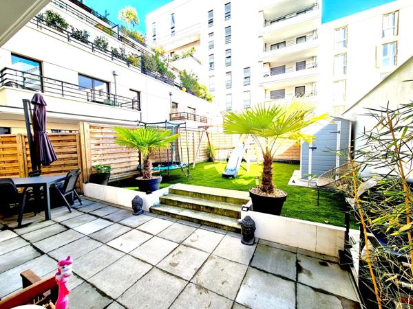 A vendre appartement familial de 4 pièces avec terrasse et jardin privatif – Quartier Berges de Seine / Beaujon CLICHY (92)