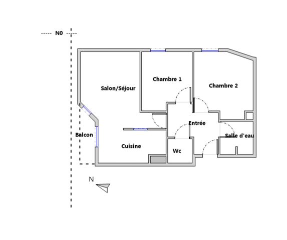 Appartement à vendre 3 pièces 54,31 m² Choisy-le-Roi