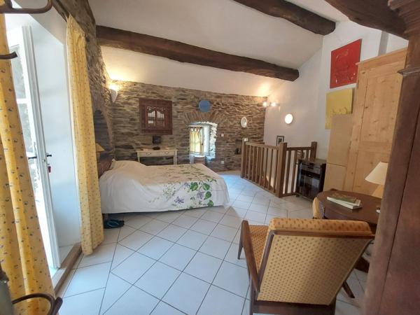 Mas en pierre en Cévennes avec 7ht de terrain garage et piscine vue panoramique
