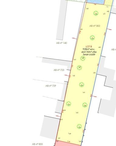 RARE - AYTRE SECTEUR LA COURBE - TERRAIN 928M2 - LIBRE DE CONSTRUCTEUR