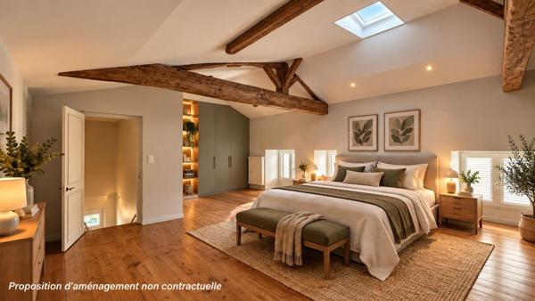 MAISON DE VILLE 176 m²  4 CHAMBRES  COUR & GARAGE