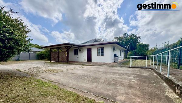 Maison T4 de plain-pied avec grand jardin – Matoury, Cogneau Ouest