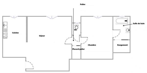 Appartement à vendre 2 pièces 42 m² Melun