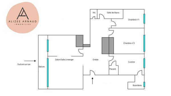 Appartement 4 pièces - 85 m²