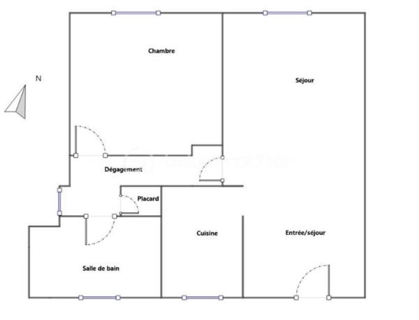 Appartement de 49 m²