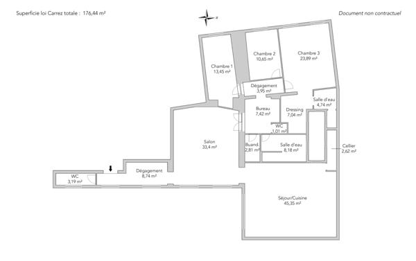 Appartement Paris 9e - TRINITE / ETIENNE D'ORVES