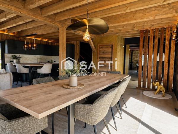 Chalet neuf haut standing avec vue lac panoramique