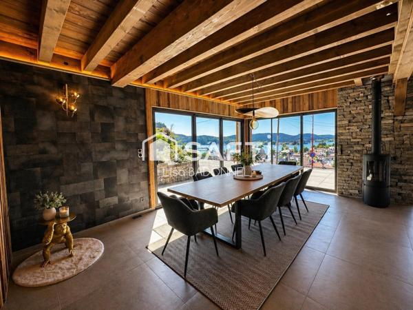 Chalet neuf haut standing avec vue lac panoramique