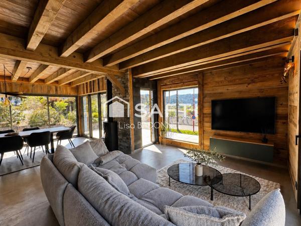 Chalet neuf haut standing avec vue lac panoramique