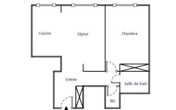 Appartement à vendre    2 pièces • 47 m2 Lyon 1