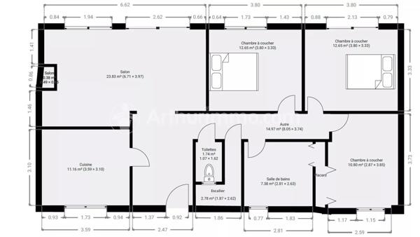 Vente Maison 4 pièces 100 m2 à Castelmaurou