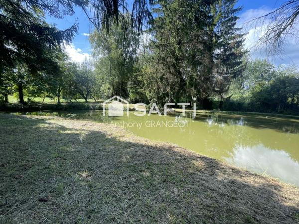 SUPERBE ETANG AVEC GRAND TERRAIN