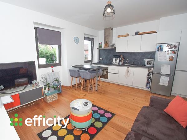 Appartement 2 pièces - 45 m² Exclusivité efficity