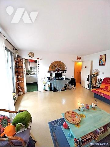 Studio en RDJ avec balcon