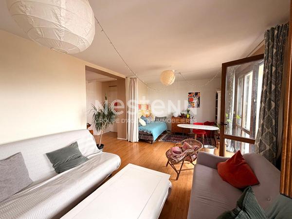 TOULOUSE SAOUZELONG Appartement à vendre en dernier étage avec vue dégagée sur Toulouse - cave - parking extérieur