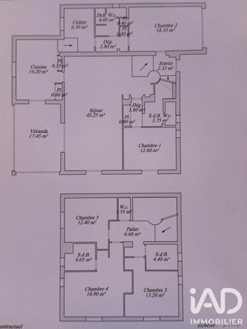 Maison à vendre 6 pièces 175 m² Vence