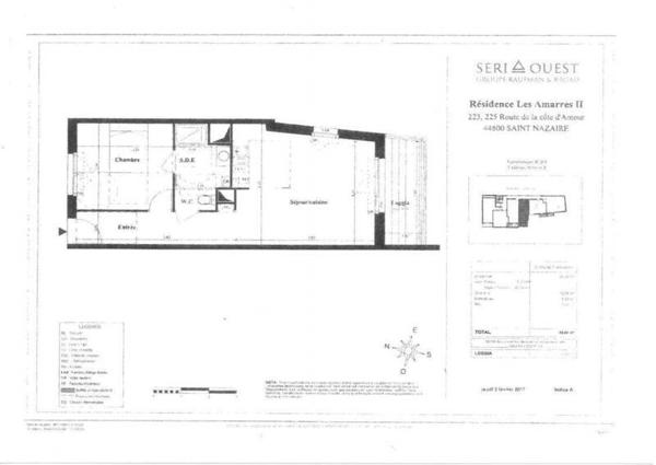 Appartement 2 pièces - 44600 Saint-Nazaire