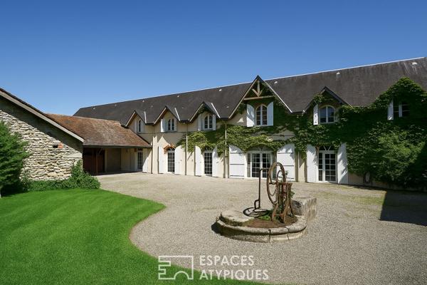 Maison de village : propriété avec 3 logements et verger