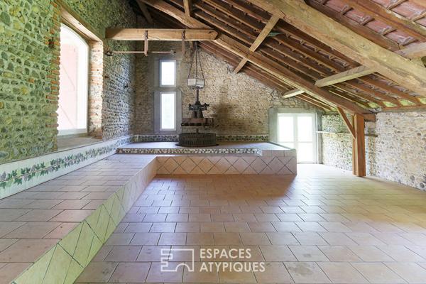 Maison de village : propriété avec 3 logements et verger