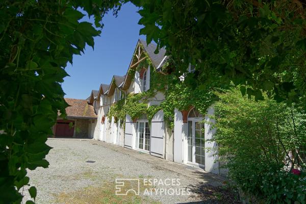 Maison de village : propriété avec 3 logements et verger