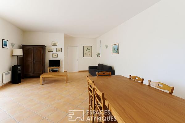 Maison de village : propriété avec 3 logements et verger