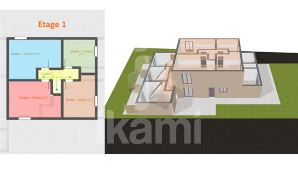 Résidence, 11 appartements, Bourg-les-Valence