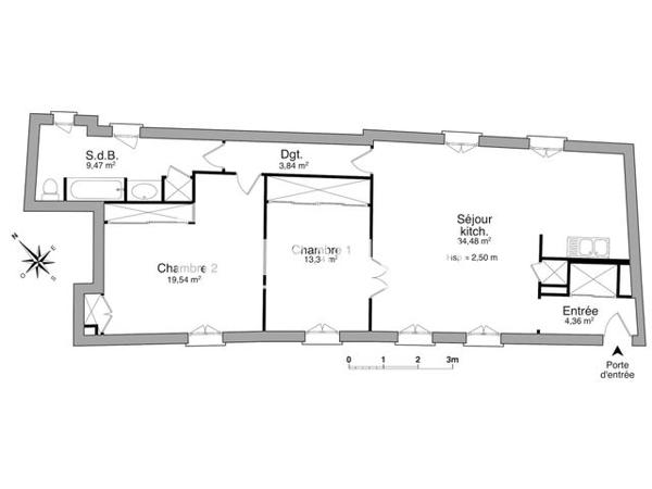 Location Appartement 3 pièces 85.03 m² - 4-6-8 RUE ANATOLE FRANCE Pezenas 34120