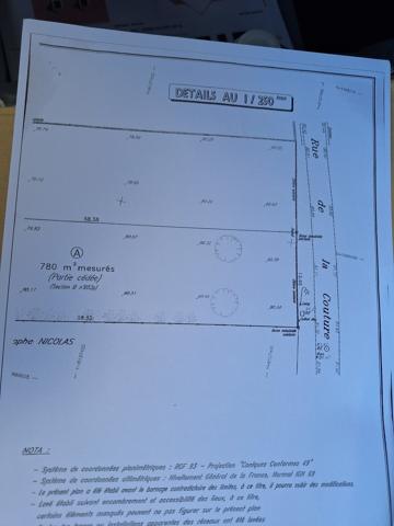 terrain a batir ESMANS 90 000 €