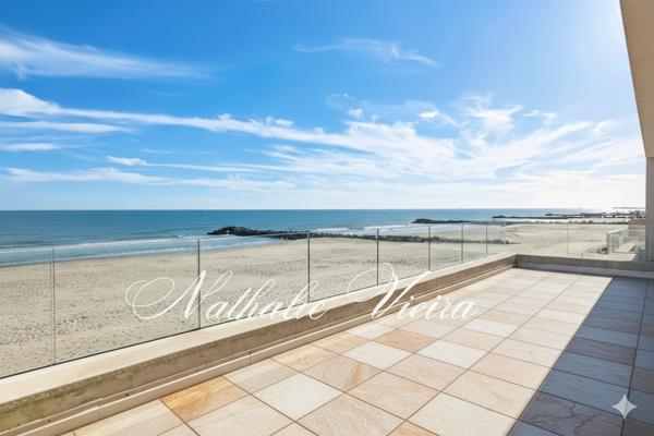 Palavas-les-Flots (34250) Appartement T4 / T5 d’exception face à la mer — 120 m² d’élégance et de lumière