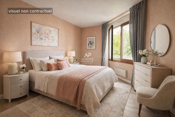 CHAVILLE - Rive Gauche - Appartement 3-4 pièces avec balcon, cave et box. €449 000 ** - Référence 677-C