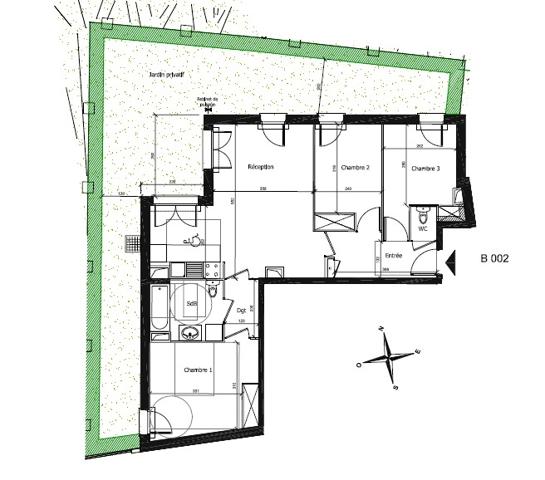 Appartement à vendre 4 pièces 71,89 m² Noisy-le-Sec