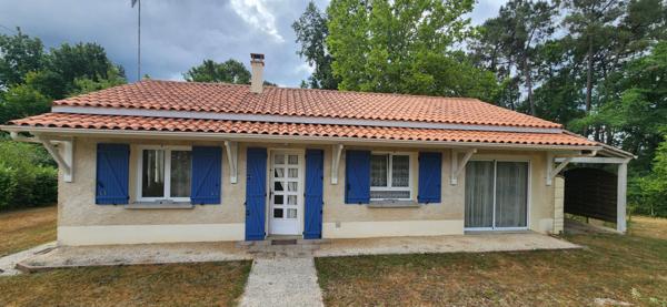 Maison de plain-pied avec grand terrain à quelques minutes de Bergerac !