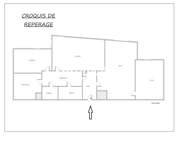 Appartement 3 pièces - 63 m² Exclusivité efficity