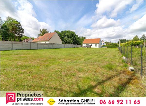 maison de plain-pied avec 3 chambres cellier grand terrain de 1860 m²