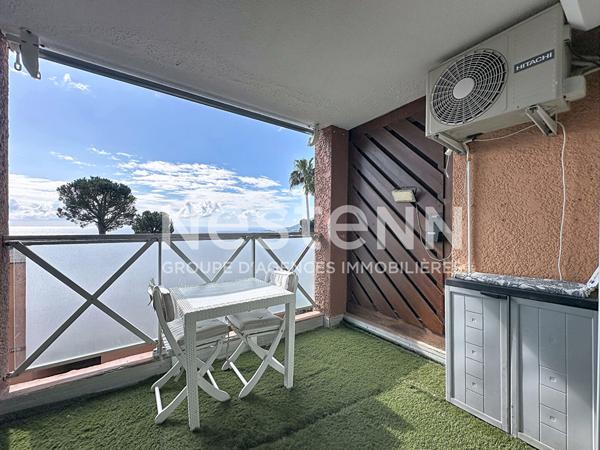 A VENDRE - THEOULE-SUR-MER - 2P - VUE MER - PARKING