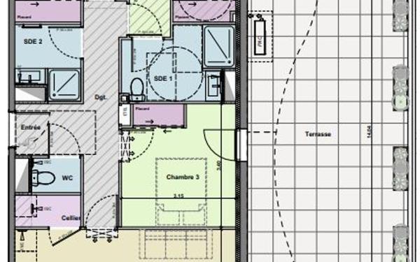 Appartement à vendre    4 pièces •  Narbonne