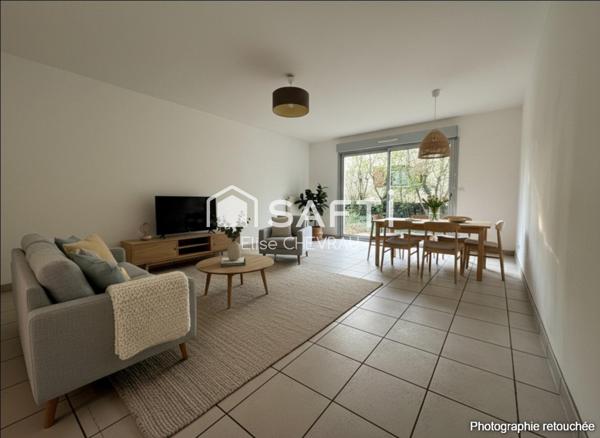 T3 plein coeur de Charnay avec jardin et terrasse